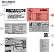 Diagram preview: ECE STICKER (C66103095000)