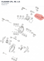 Diagram preview: FLASHER CPL. RE. L/S (90114026000)