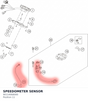 Diagram preview: SPEEDOMETER SENSOR (90114068000)