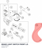Diagram preview: BRAKE LIGHT SWITCH FRONT L/S (70011050000)