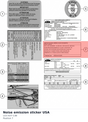 Diagram preview: Noise emission sticker USA (LI21-637-13B)