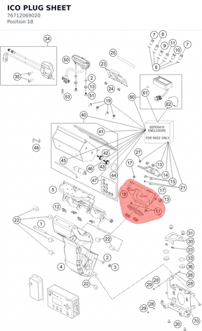 Diagram preview: ICO PLUG SHEET (76712069020)