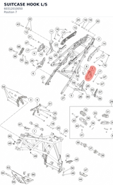Diagram preview: SUITCASE HOOK L/S (60312010050)