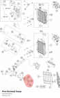 Diagram preview: Pre-formed hose (61935024050)