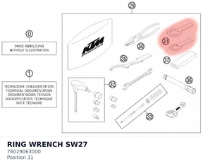 Diagram preview: RING WRENCH SW27 (76029063000)