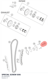 Diagram preview: SPECIAL SCREW 6X6 (90136003002)