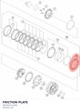 Diagram preview: FRICTION PLATE (A62632211000)