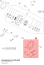 Diagram preview: Drivetrain kit 13Z/45Z (SPA113U45KM118A)