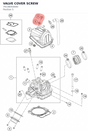 Diagram preview: VALVE COVER SCREW (79136054000)