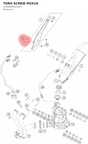 Diagram preview: TORX SCREW M5X10 (C0900000501002)