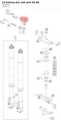 Diagram preview: LD limiting disc ball joint D8 H8 (15080549)