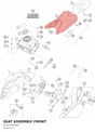 Diagram preview: SEAT ASSEMBLY FRONT (94107040000)