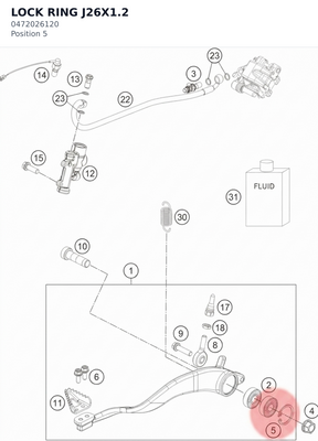 Diagram preview: LOCK RING J26X1.2 (0472026120)