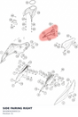 Diagram preview: SIDE FAIRING RIGHT (96308042000CCA)
