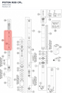Diagram preview: PISTON ROD CPL. (48601054S)