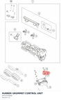 Diagram preview: RUBBER GROMMET CONTROL UNIT (64141030000)