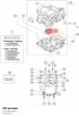 Diagram preview: Oil screen (61738016000)