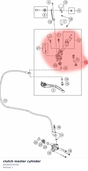 Diagram preview: clutch master cylinder (A62602030100)