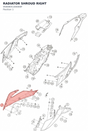 Diagram preview: RADIATOR SHROUD RIGHT (95808051000EBF)