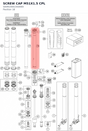 Diagram preview: SCREW CAP M51X1.5 CPL (S409100015S0000)