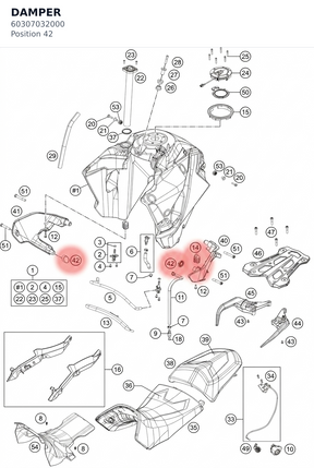 Diagram preview: DAMPER (60307032000)