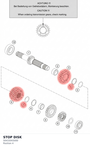 Diagram preview: STOP DISK (50433043000)