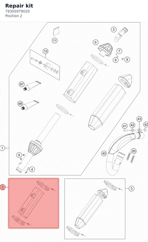 Diagram preview: Repair kit (79305979020)