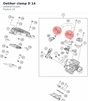 Diagram preview: Oetiker clamp D 14 (J300000701600)