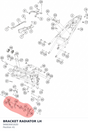 Diagram preview: BRACKET RADIATOR LH (94603001020)