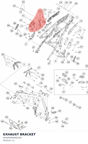 Diagram preview: EXHAUST BRACKET (6030508400033S)