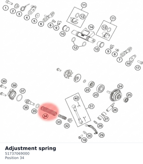 Diagram preview: Adjustment spring (51737069000)