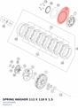 Diagram preview: SPRING WASHER 112 X 118 X 1.5 (78132013000)
