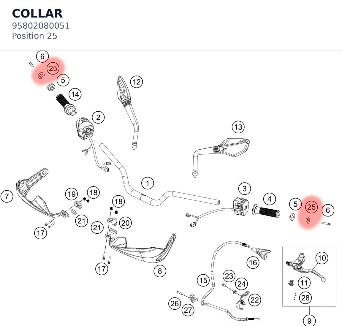 Diagram preview: COLLAR (95802080051)
