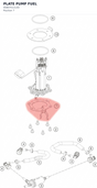 Diagram preview: PLATE PUMP FUEL (95807013150)
