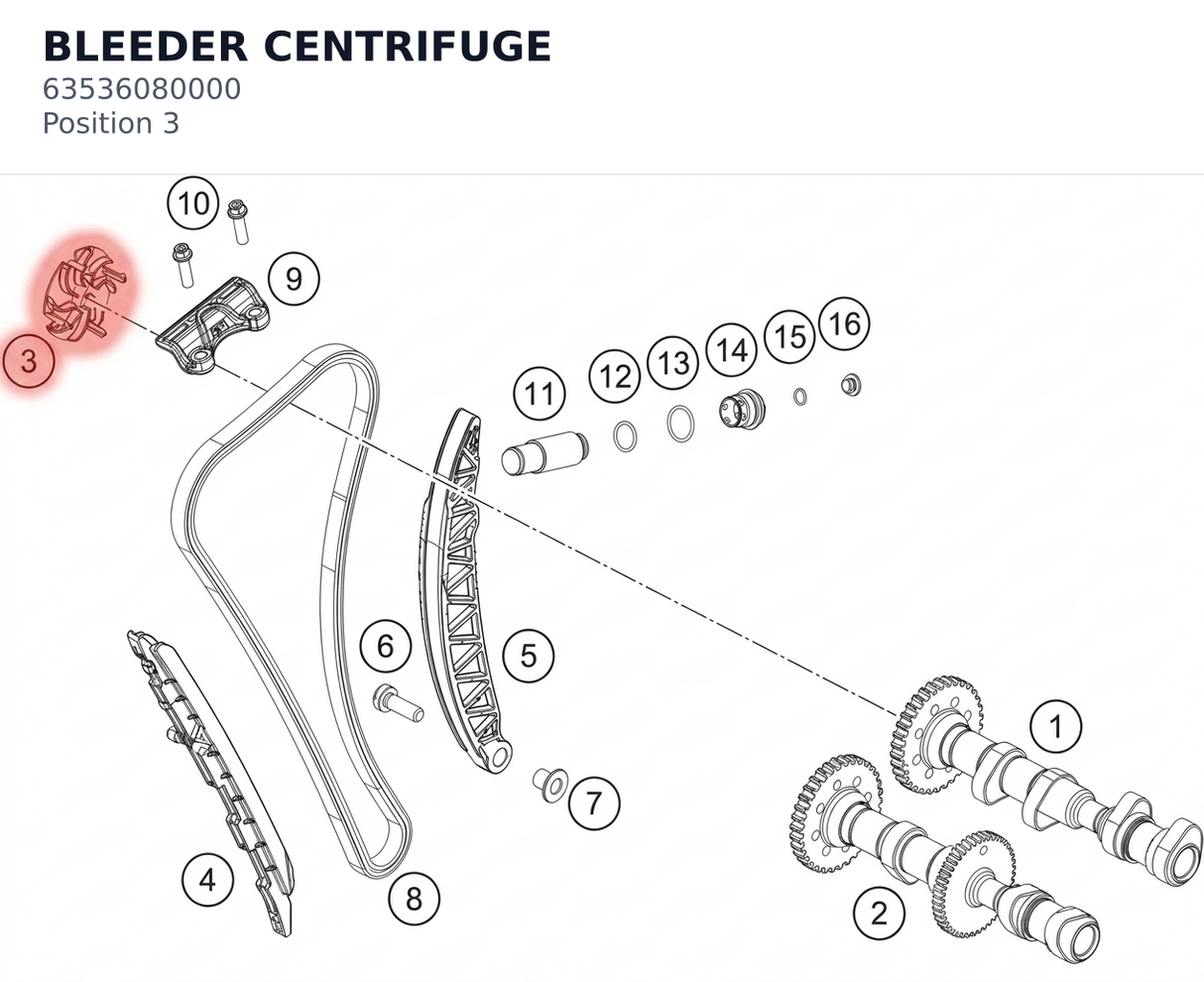 Diagram preview: BLEEDER CENTRIFUGE (63536080000)