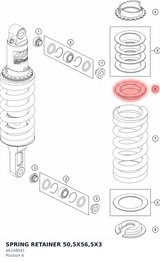 Diagram preview: SPRING RETAINER 50,5X56,5X3 (46148041)