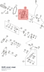 Diagram preview: Shift cover cmpl. (A6403007103324)