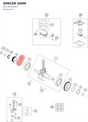 Diagram preview: SPACER SHIM (90130018003)