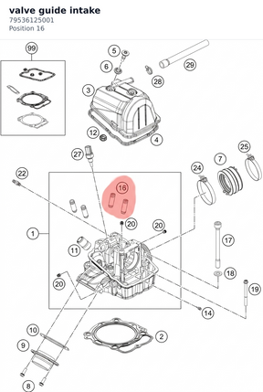 Diagram preview: valve guide intake (79536125001)
