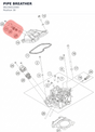 Diagram preview: PIPE BREATHER (96230022000)