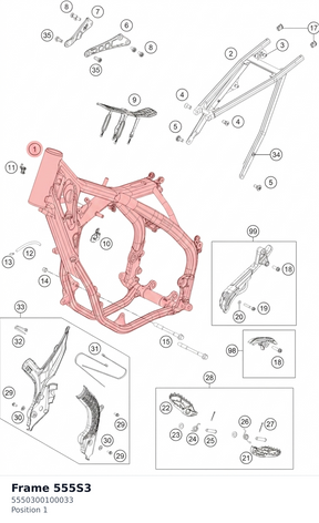 Diagram preview: Frame 555S3 (5550300100033)