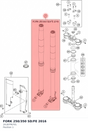 Diagram preview: FORK  250/350 SD/FE       2016 (24187P6701)