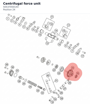 Diagram preview: Centrifugal force unit (50537050144)
