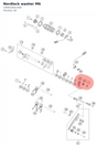 Diagram preview: Nordlock washer M6 (C90033041500)