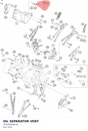 Diagram preview: OIL SEPARATOR VENT (76930088030)