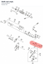 Diagram preview: Shift rod cmpl. (C63534036044)