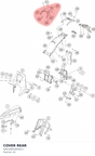 Diagram preview: COVER REAR (A60108018000C1)