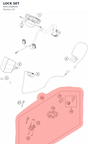Diagram preview: LOCK SET (90511066044)