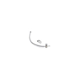 Rear brake pedal safety wire