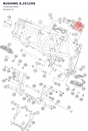 Diagram preview: BUSHING 8.2X12X6 (74003021000)